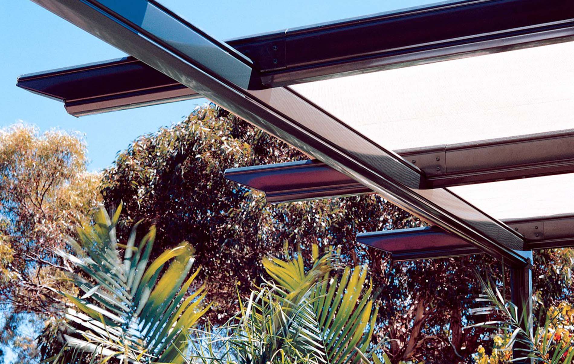 Stylish outdoor patio with Stratco Colorbond roofing